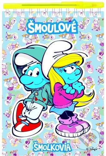 Poznámkový blok Šmoulové s perem