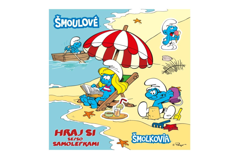 Šmoulové / Šmolkovia - Hraj si se/so samolepkami - kniha z kategorie Samolepky