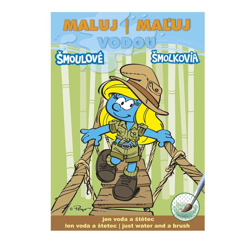 Maluj vodou Šmoulové