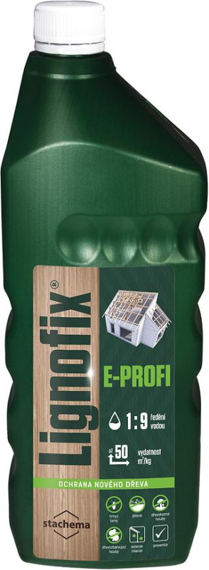 Přípravek preventivní Stachema Lignofix E-Profi bezbarvý 1,0 kg