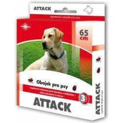 Attack obojek antiparazitární pes 65 cm