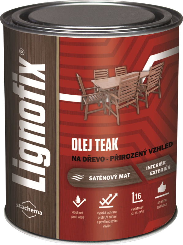 Olej ochranný Lignofix teak 0,75 l