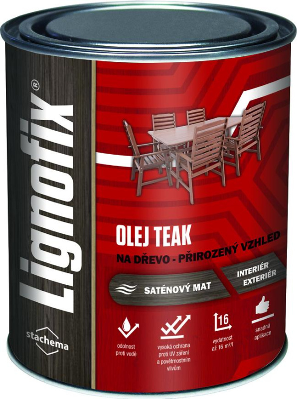 Olej ochranný Lignofix teak 0,75 l