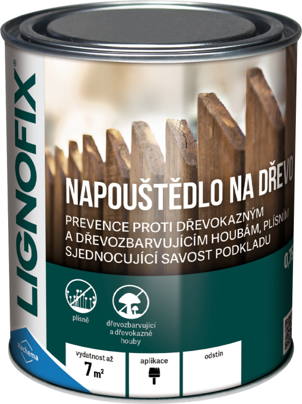 Napouštědlo na dřevo Lignofix bezbarvé 0,75 l