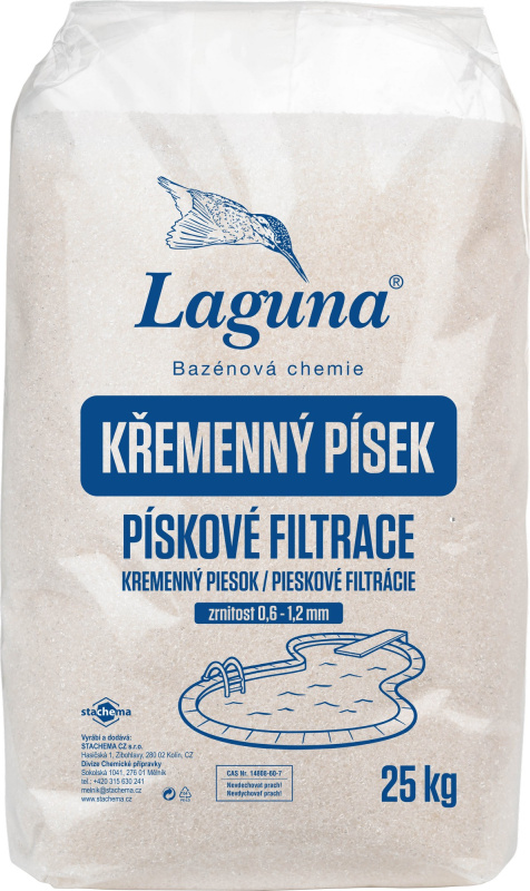 Písek křemenný Laguna 25 kg