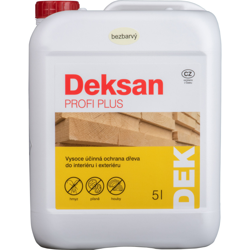 Přípravek impregnační DEKSAN PROFI PLUS čirý 5 l