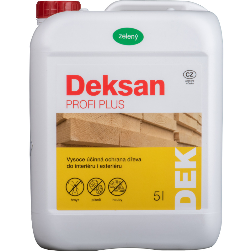 Přípravek impregnační DEKSAN PROFI PLUS zelený 5 l