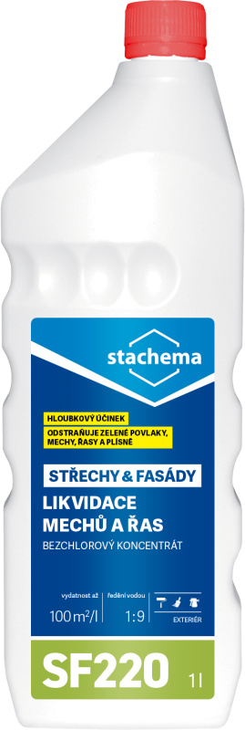 Likvidace mechů a řas Stachema SF220 1 l
