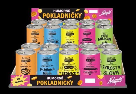 Box Humorná pokladnička -  Autor Neuveden