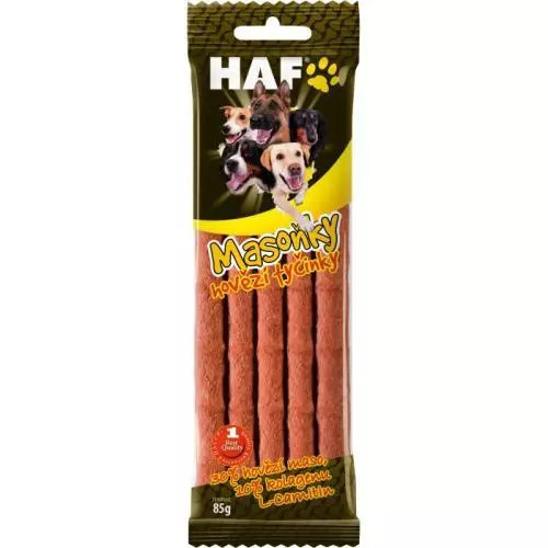 Haf hovězí tyčinky 85g 10ks P