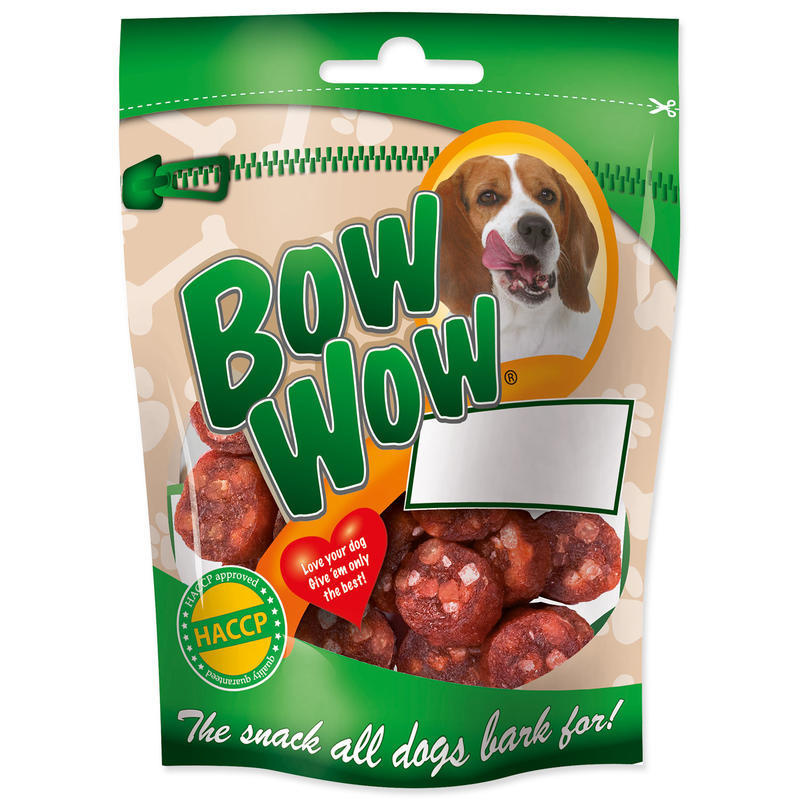 Bow wow poch. Salámová kolečka hovězí a kolagen 80 g