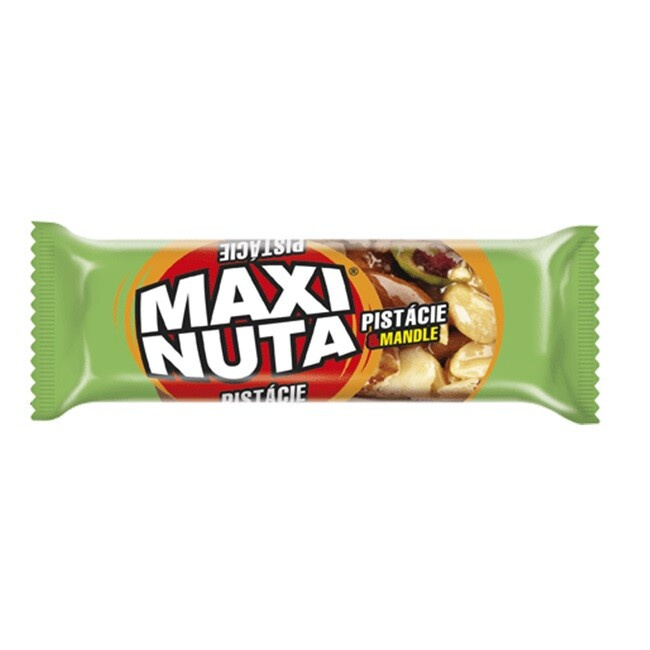 Maxi Nuta mysli tyčinky pistácie a mandle 35g