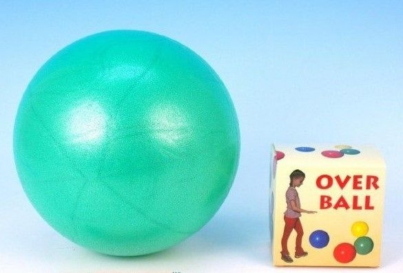 Míč Overball nafukovací rehabilitační 26cm max. zatížení 120kg v krabici 10x11cm