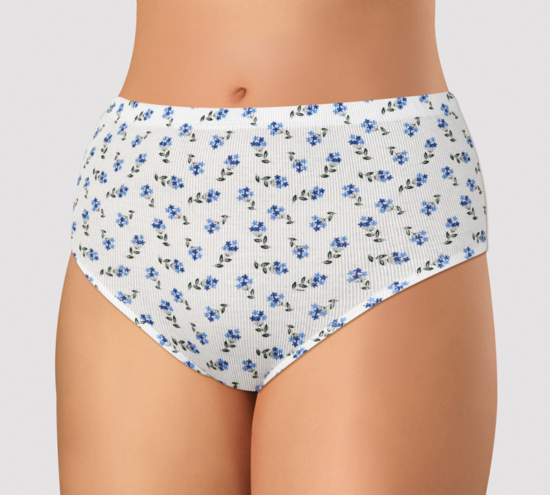 Vysoké bavlněné kalhotky Andrie PS1710 - 3ks v balení Barva: Vícebarevná, Velikost: L