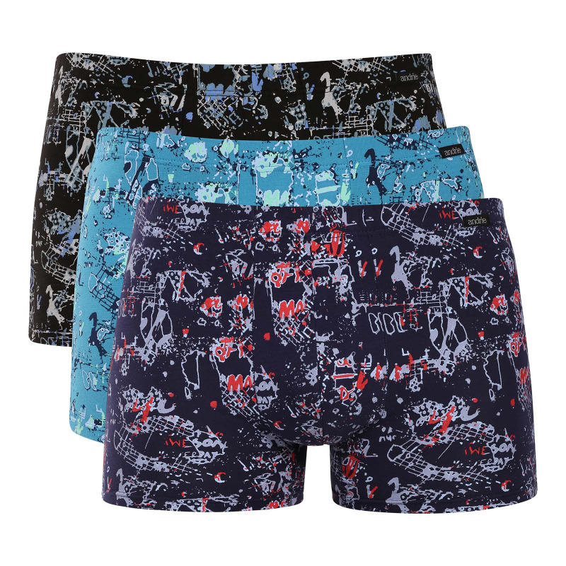 3PACK pánské boxerky Andrie vícebarevné (PS 5992) XXL, trenky / trenýrky