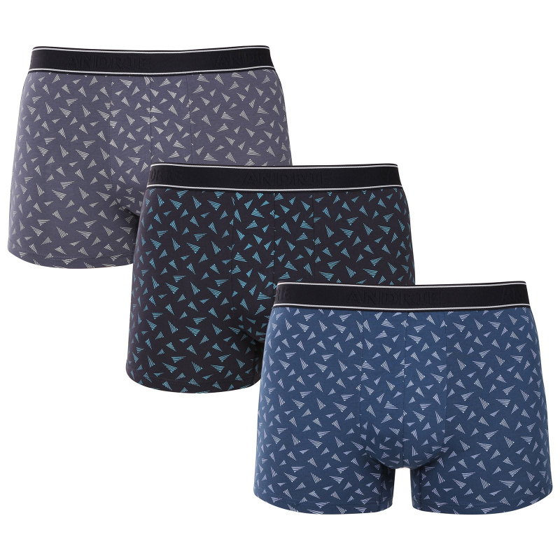 3PACK pánské boxerky Andrie vícebarevné (PS 5745) L, trenky / trenýrky