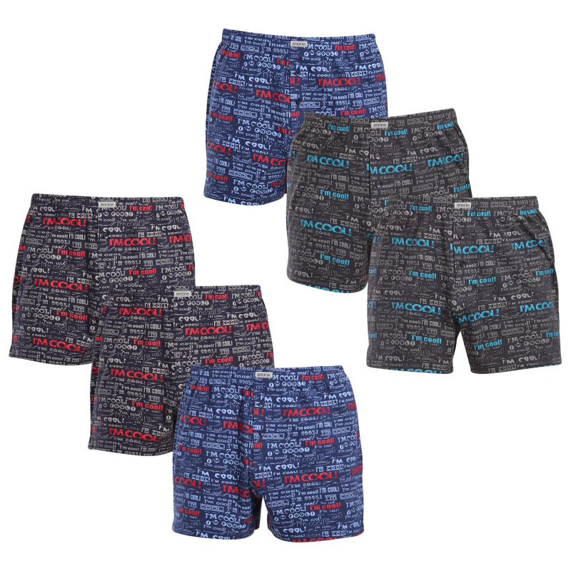 6PACK pánské trenky Andrie vícebarevné (PS 5748) XXL, trenýrky
