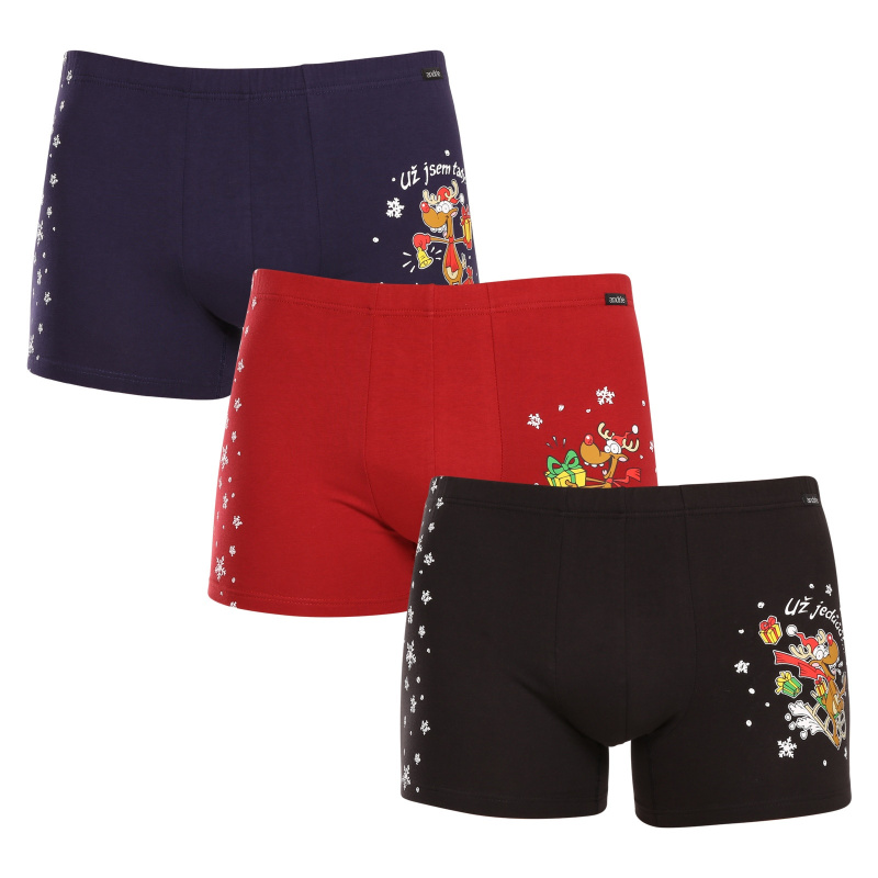 3PACK pánské boxerky Andrie vícebarevné (PS 5779) XXL, trenky / trenýrky