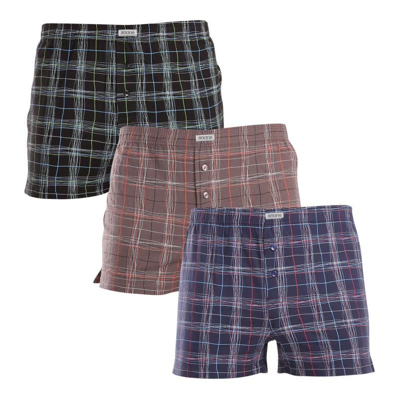3PACK pánské trenky Andrie vícebarevné (PS 5806) XXL, trenýrky