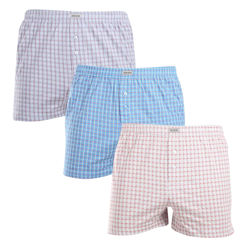 3PACK pánské trenky Andrie vícebarevné (PS 5819) 3XL, trenýrky