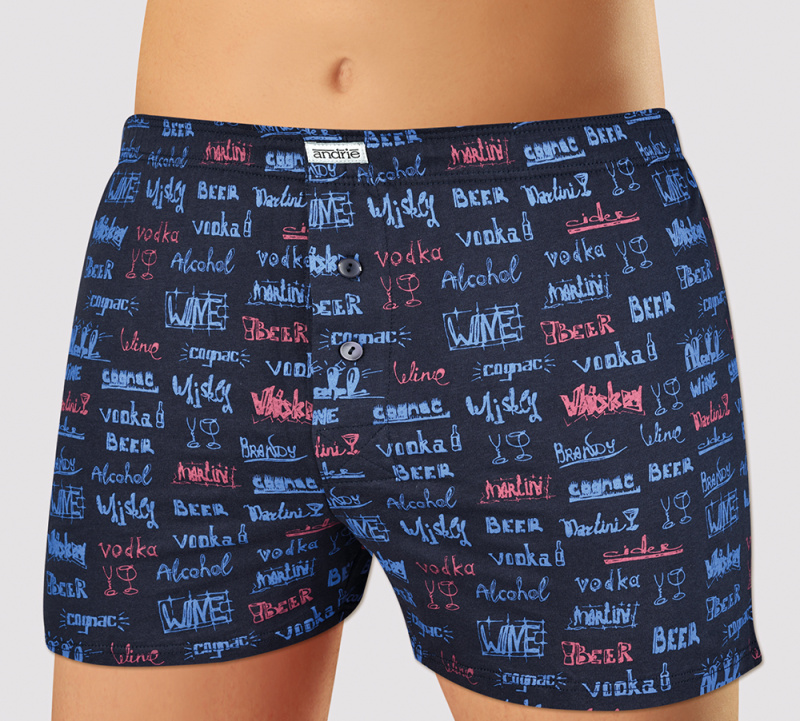 Trenýrky Andrie PS 5843 Barva: Modrá - tmavě, Velikost: 2XL