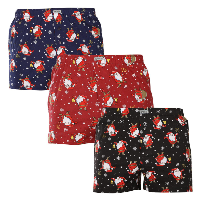 3PACK pánské trenky Andrie vícebarevné (PS 5848) 3XL, trenýrky