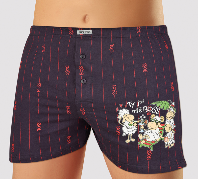 Trenýrky Andrie PS 5851 Barva: Šedá - tmavě, Velikost: XL