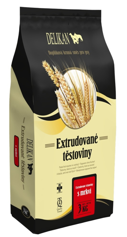 Těstoviny instantní + mrkev pro psy 3 kg