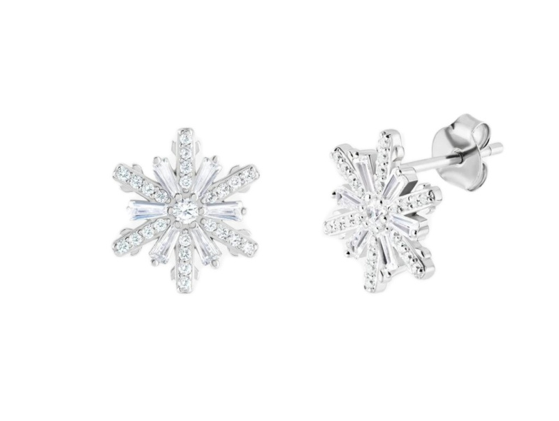 Preciosa Stříbrné náušnice s kubickou zirkonií Polaris Spotlight 5465 00