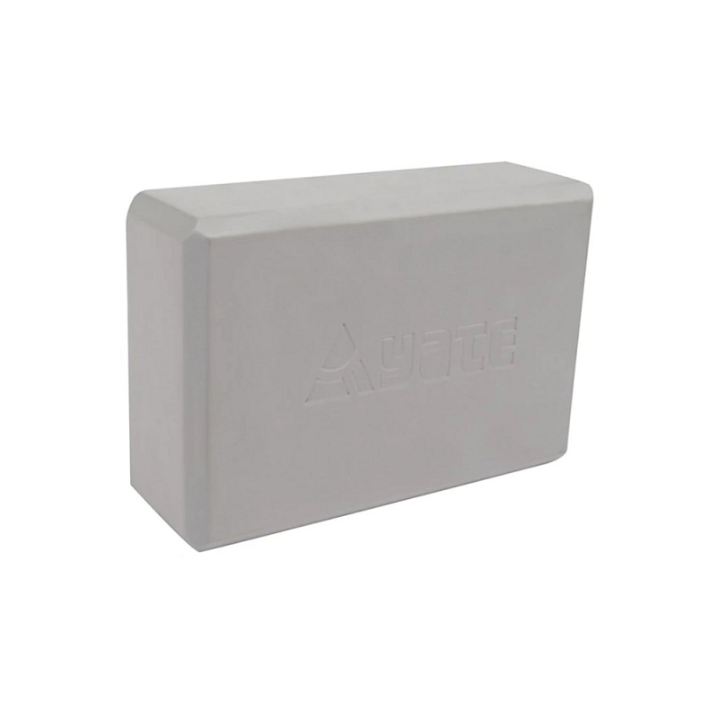 Pěnový YATE Yoga Block  šedý