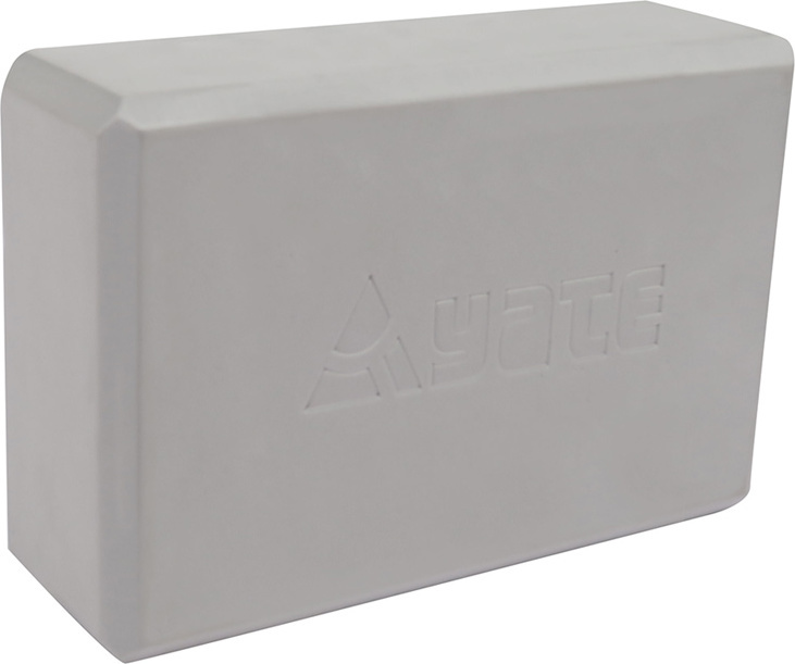 Pěnový YATE Yoga Block  šedý