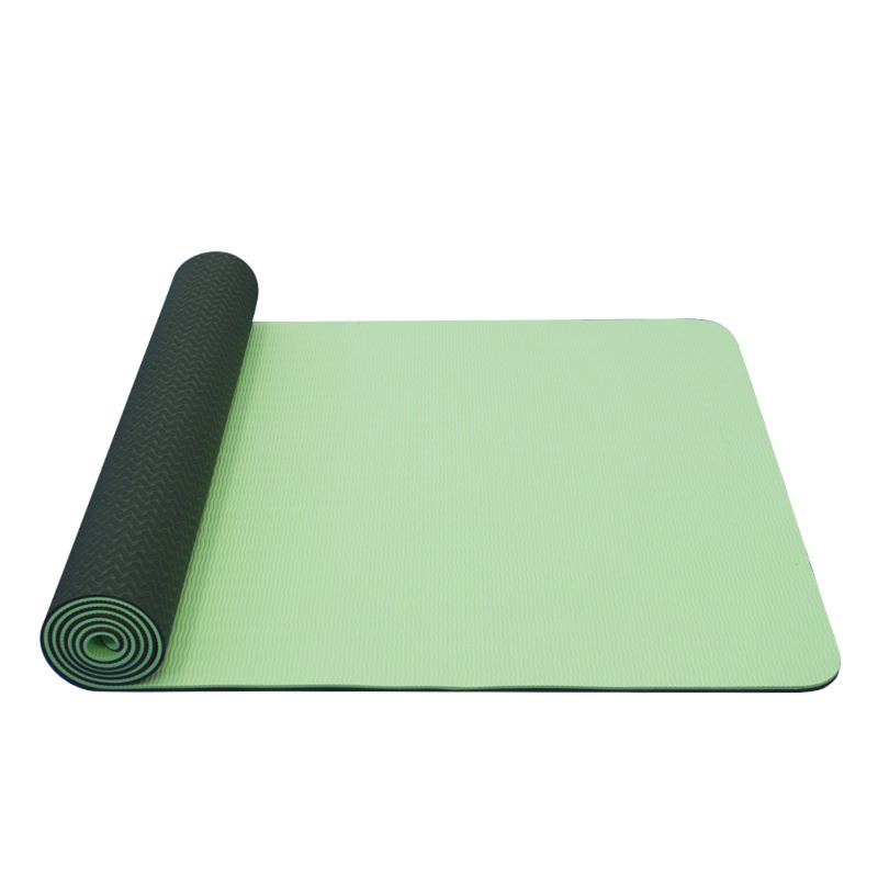 Yoga Mat dvouvrstvá YATE sv.zelená/tm.zelená