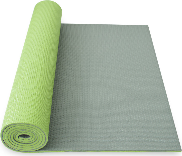 Yoga Mat YATE  dvouvrstvá zelená/šedá