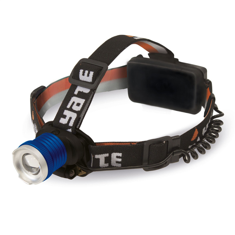 Čelová svítilna YATE Puma II, 6W CREE, 2x bat 18650, nabíječka