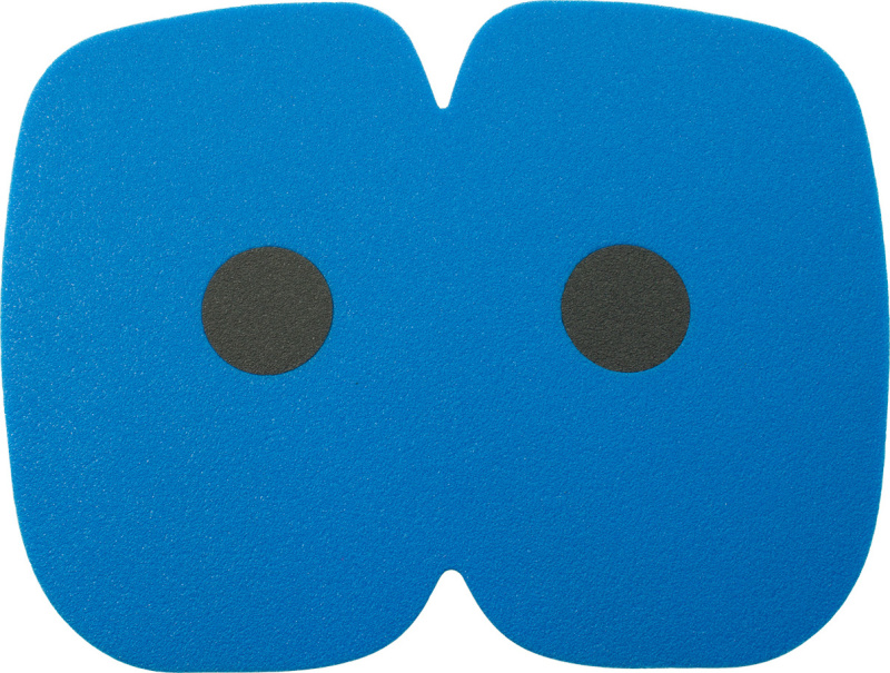 Sedátko do kanoe YATE 345x265x12 mm, černá/modrá