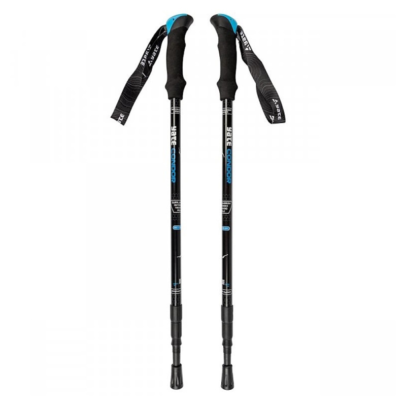 Teleskopické hole YATE Condor černá/modrá