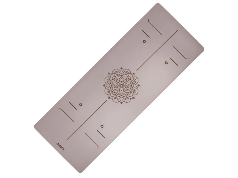 Podložka na jógu Yoga mat YATE Harmony béžová