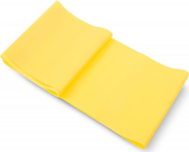 MSD BAND Cvičební pás MSD-BAND Latex Free 1,5m měkký, žlutý