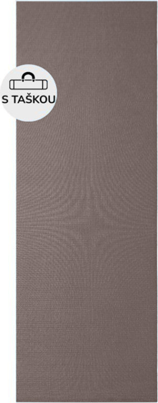 Karimatka YATE Yoga mat,včetně tašky, hnědá