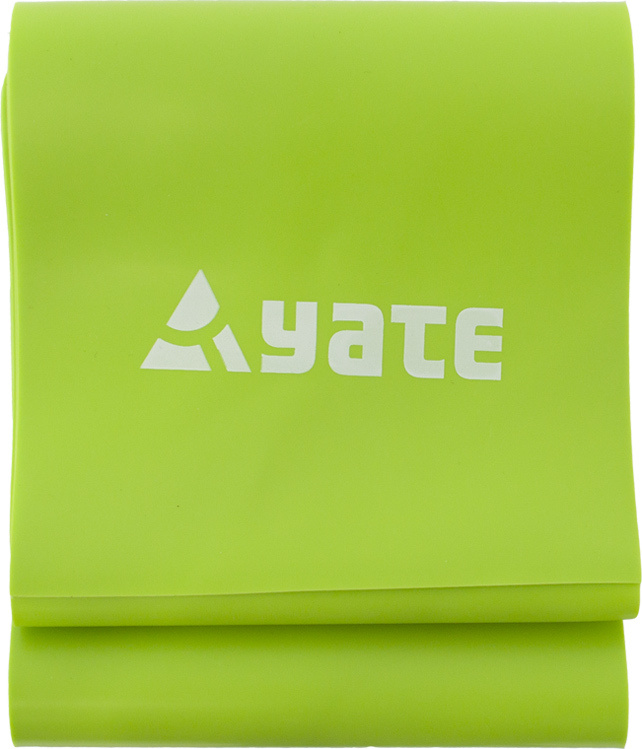 Cvičební pás YATE Fit Band tuhý/zelený