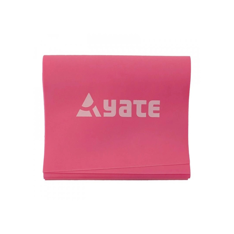 Cvičební pás YATE Fit Band středně tuhý/červený