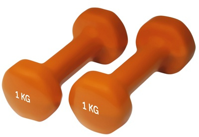 Činky neopren YATE 1kg/pár
