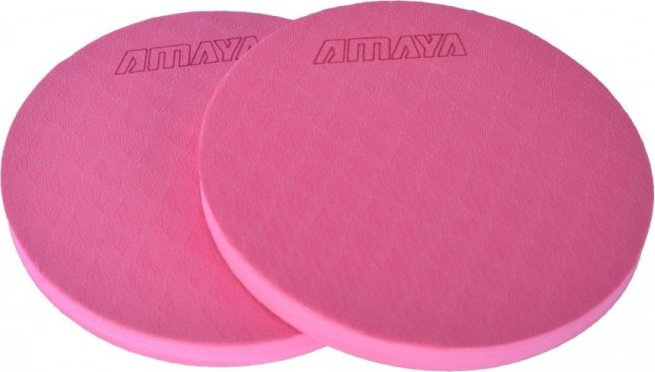 Podložky na jógu AMAYA Yoga Pad růžová - pár