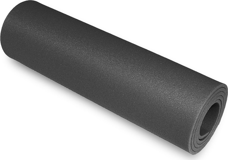 Fitness karimatka YATE  jednovrstvá 8 šedá