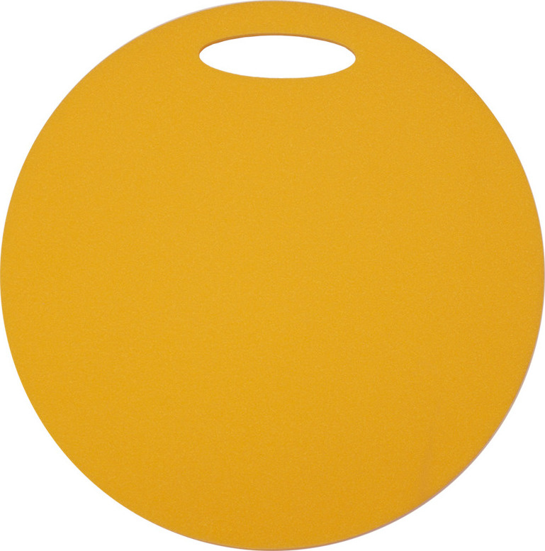 Sedátko YATE kulaté 1-vrstvé, pr. 35 cm žluté