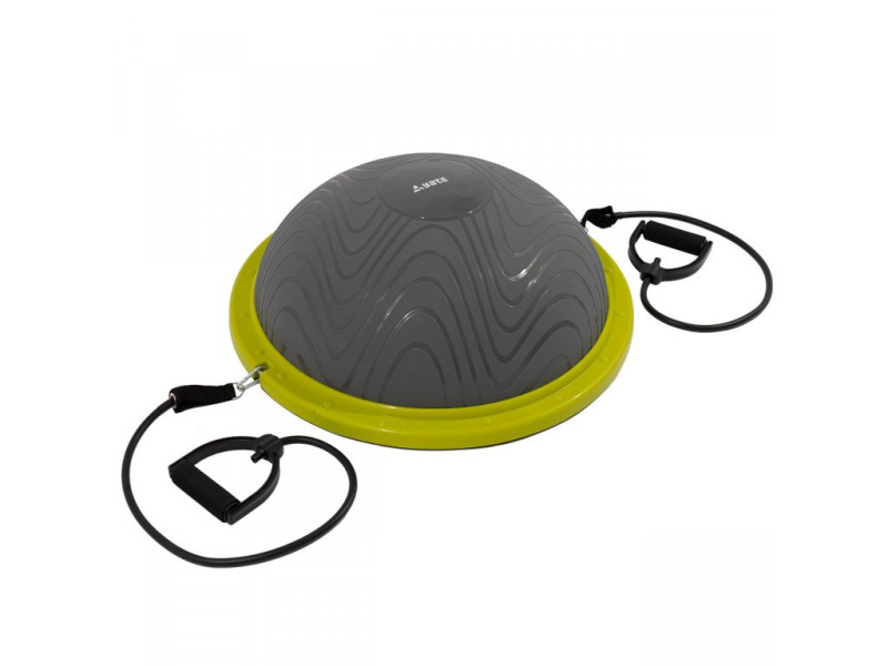 Nafukovací balanční podložka YATE Half ball šedá/zelená