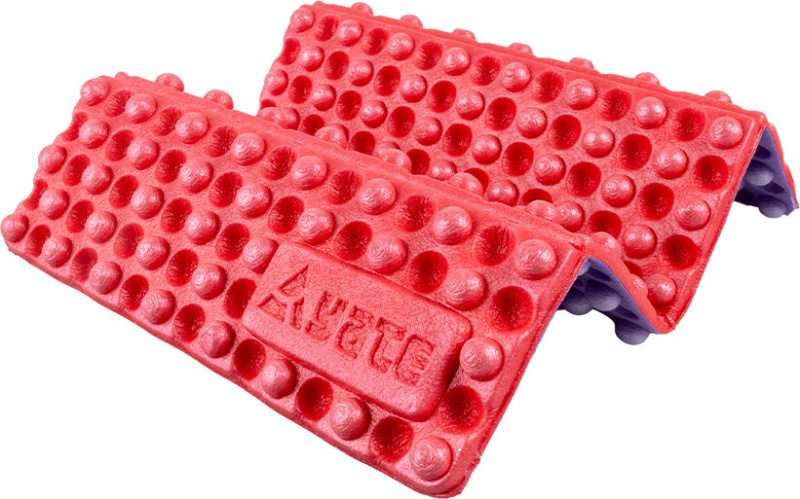 Sedátko skládací YATE BUBBLES Plus červená/fialová