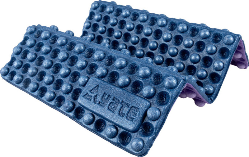 Sedátko skládací YATE BUBBLES Plus tm. modrá/fialová