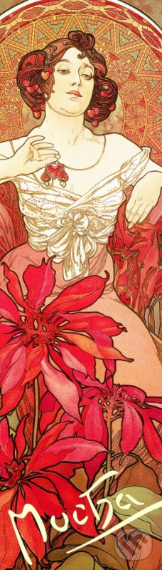 Záložka Alfons Mucha – Rubín