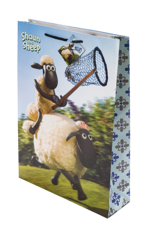 Dárková taška Shaun Sheep (modrá) (jumbo 6)